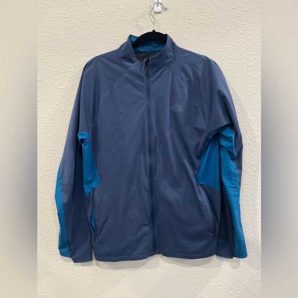 The North Face Men's Collarless full zip running jacket Size medium - Picture 1 of 5